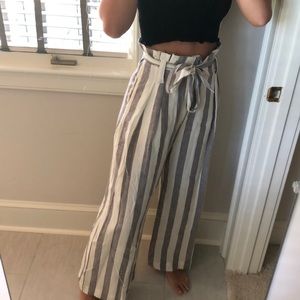 striped pants